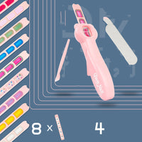 HKM-528019 DIY Nail Art Manicure Machine for Kids with Nail Stickers and Accessories