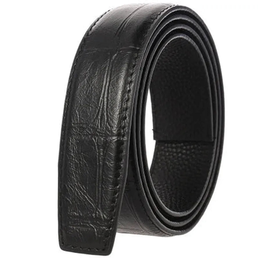 HKM-771283 Automatic Buckle Men's Cowhide Leather Belt - Durable First Layer Design