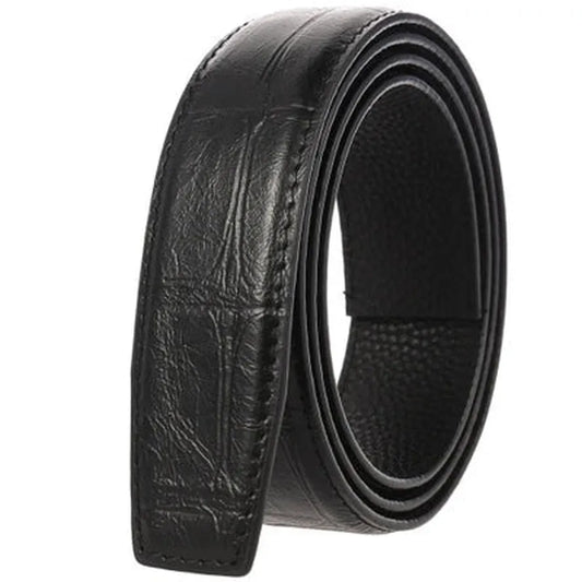 HKM-771283 Automatic Buckle Men's Cowhide Leather Belt - Durable First Layer Design