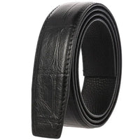 HKM-771283 Automatic Buckle Men's Cowhide Leather Belt - Durable First Layer Design