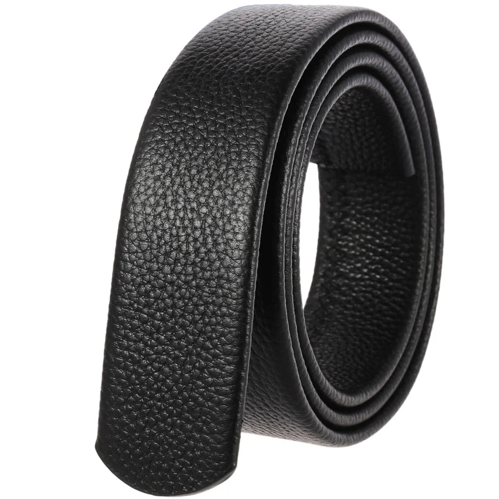 HKM-771283 Automatic Buckle Men's Cowhide Leather Belt - Durable First Layer Design
