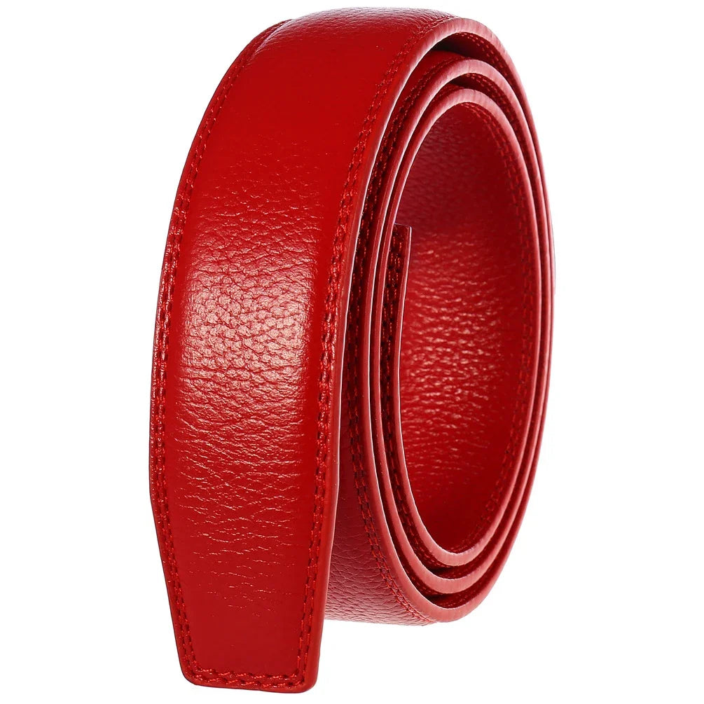 HKM-771283 Automatic Buckle Men's Cowhide Leather Belt - Durable First Layer Design