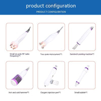 HKM-872595 Six-in-One Ultrasonic Induction Beauty Device for Facial Treatment