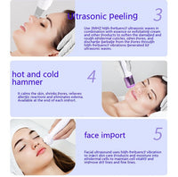 HKM-872595 Six-in-One Ultrasonic Induction Beauty Device for Facial Treatment