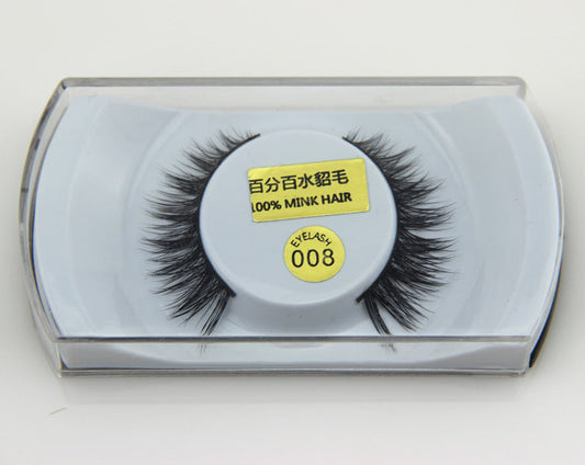 HKM-091731 3D Multi-Layer Mink Hair False Eyelashes for Enhanced Volume