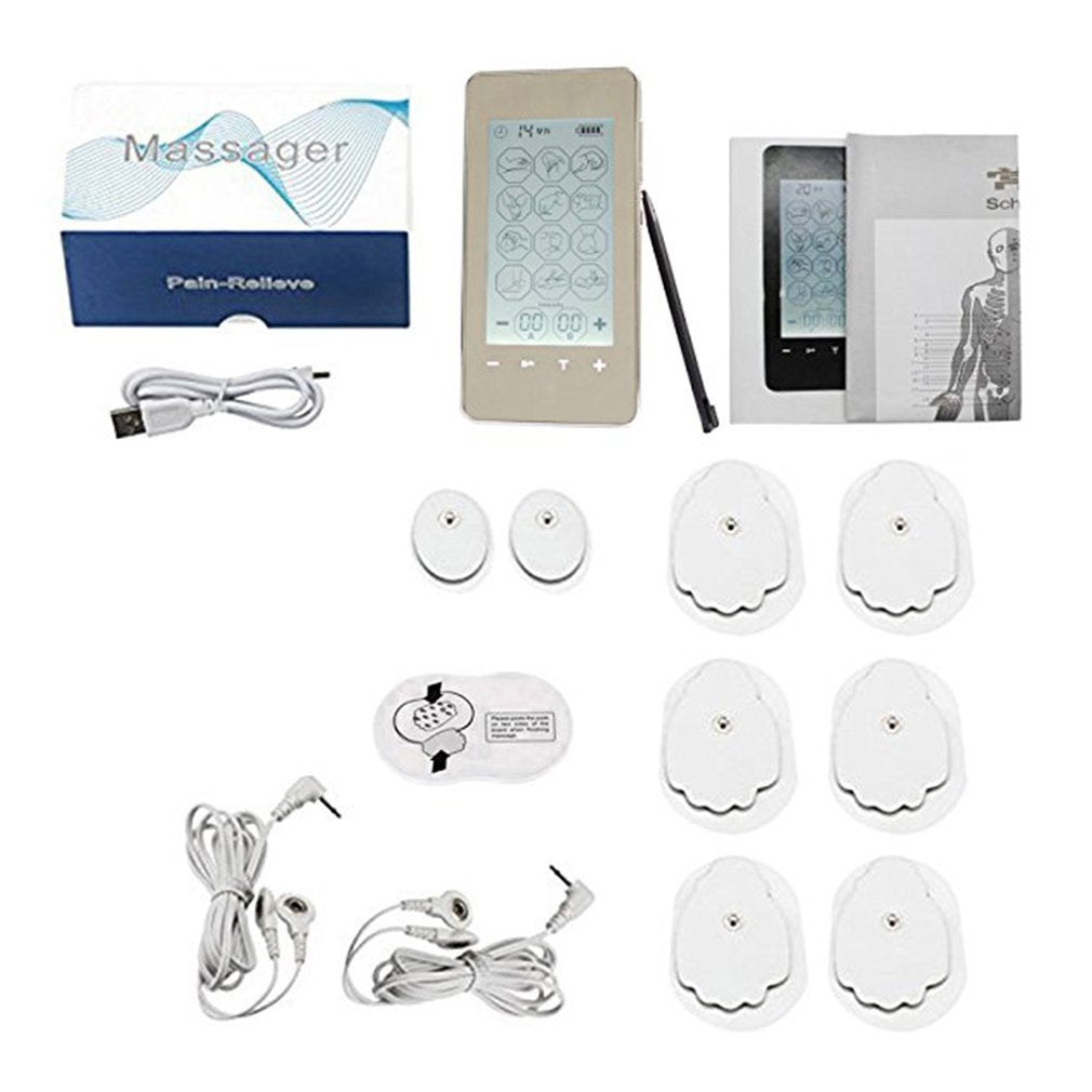 HKM-215571 Multifunctional 12-Mode Rechargeable Massage Instrument for Neck, Back, and Body Relaxation
