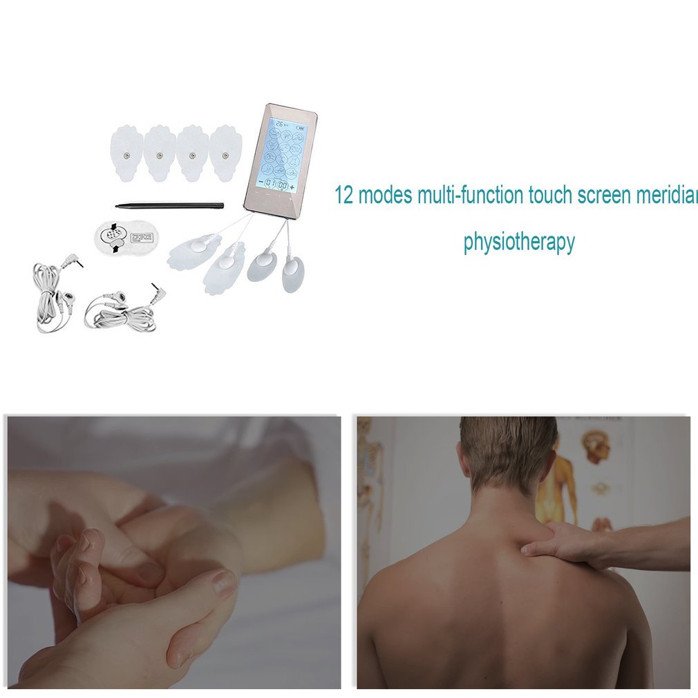 HKM-215571 Multifunctional 12-Mode Rechargeable Massage Instrument for Neck, Back, and Body Relaxation