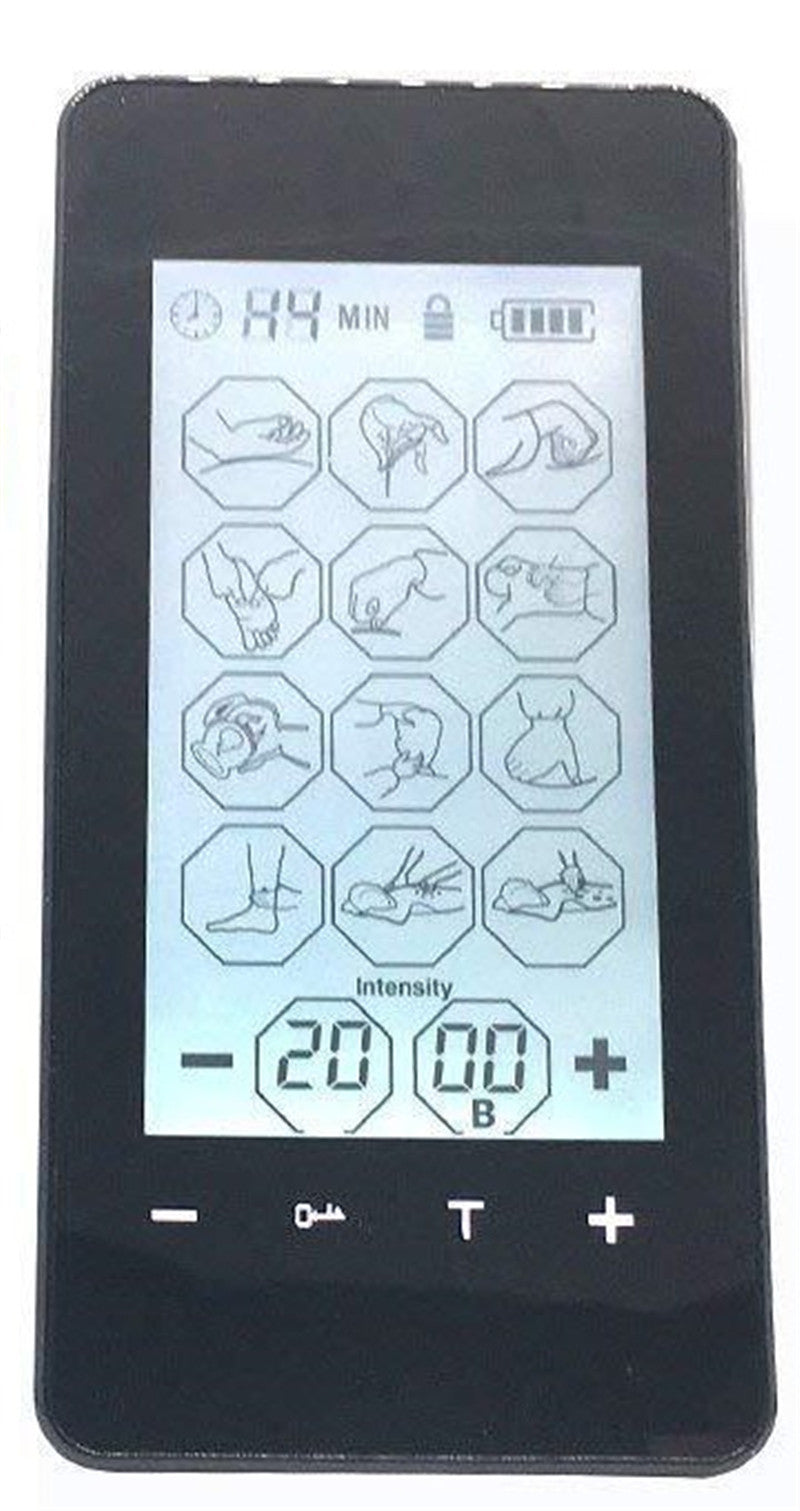 HKM-215571 Multifunctional 12-Mode Rechargeable Massage Instrument for Neck, Back, and Body Relaxation