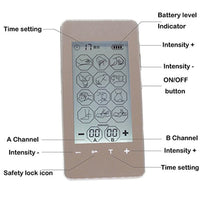 HKM-215571 Multifunctional 12-Mode Rechargeable Massage Instrument for Neck, Back, and Body Relaxation