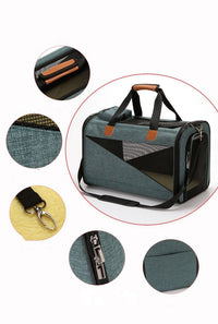 HKM-968851 Trendy Foldable Pet Carrier Bag for Small Pets