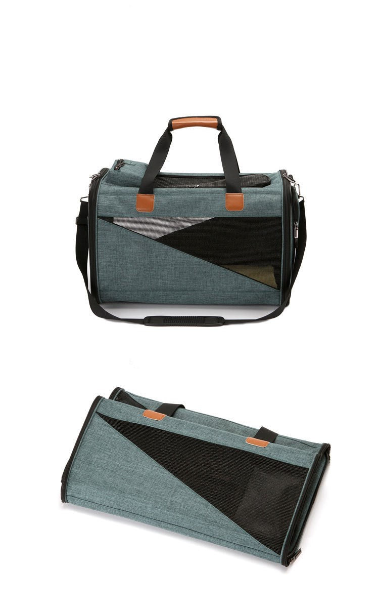 HKM-968851 Trendy Foldable Pet Carrier Bag for Small Pets