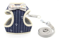 HKM-288019 Reflective Cat and Dog Traction Rope Walking Chain with Adjustable Sizes and Various Patterns