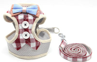 HKM-288019 Reflective Cat and Dog Traction Rope Walking Chain with Adjustable Sizes and Various Patterns