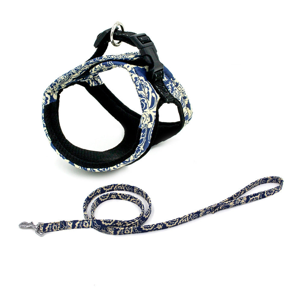 HKM-685651 Reflective Adjustable Dog Safety Vest with Double Loop Design for Small to Medium Dogs