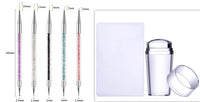 HKM-656787 Double-Headed Pointing Drilling Pen for Rhinestones - 48g Set, Suitable for All Skin Types