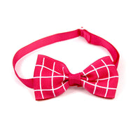 HKM-237459 Plaid Pet Tie Scarf for Cats and Dogs - Stylish Polyester Accessories