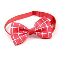 HKM-237459 Plaid Pet Tie Scarf for Cats and Dogs - Stylish Polyester Accessories