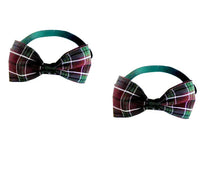 HKM-237459 Plaid Pet Tie Scarf for Cats and Dogs - Stylish Polyester Accessories