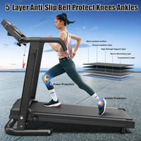 HKM-689107 Compact Folding Treadmill Q30-5 for Home and Office Use