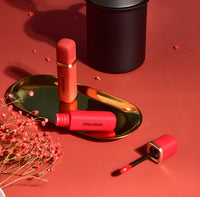HKM-548179 Matte Velvet Lipstick – Long-Lasting Soft Finish in Apple Red, Rose Bean Paste, Cinnamon Milk Orange, Cream Carrot, Rust Red