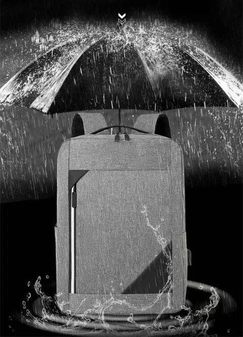 KTX-632659 Waterproof Oxford Backpack with USB Charging Port for Laptops and Computers
