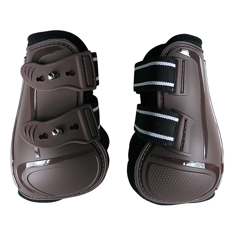 JMT-187018 PU Hard Shell Protective Leg Guard for Horses