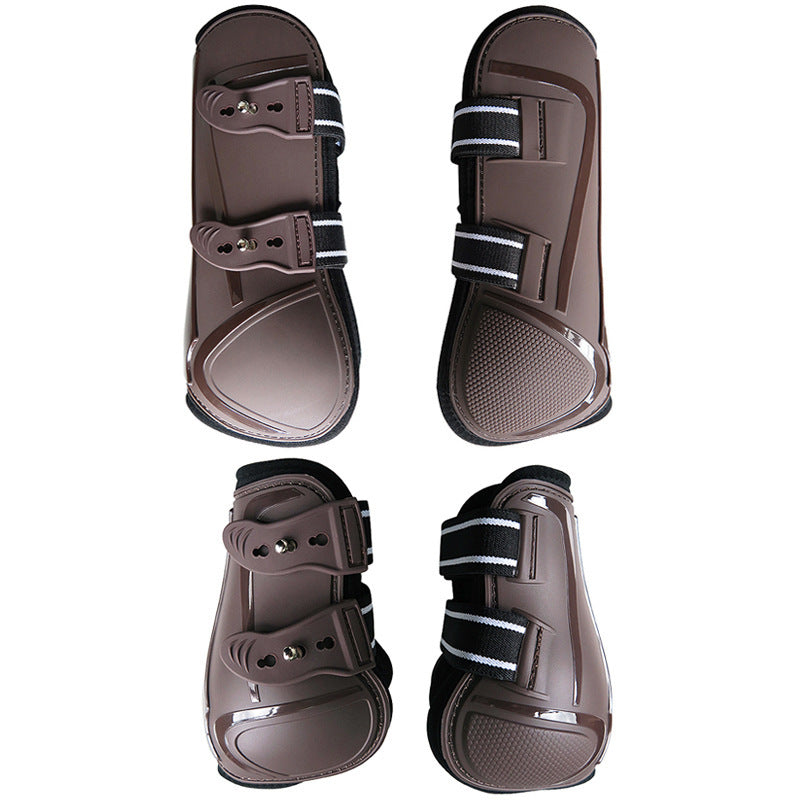 JMT-187018 PU Hard Shell Protective Leg Guard for Horses
