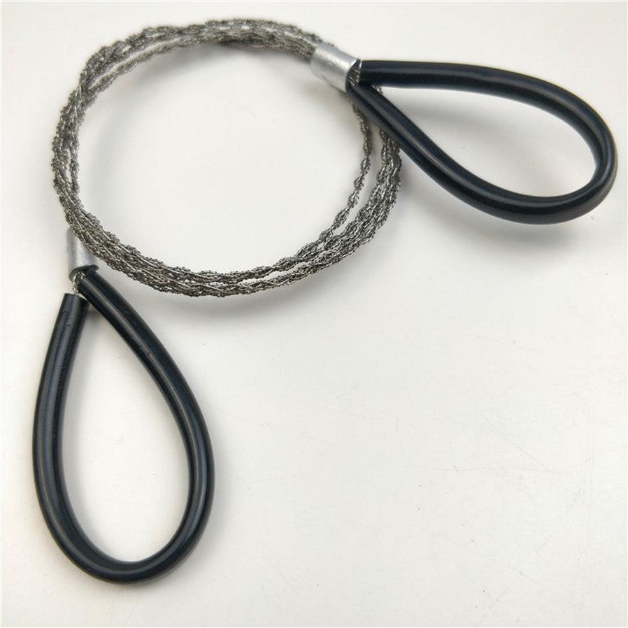 HKM-337875 Stainless Steel Wire Saw Holster with Pull Ring for Comfortable Use