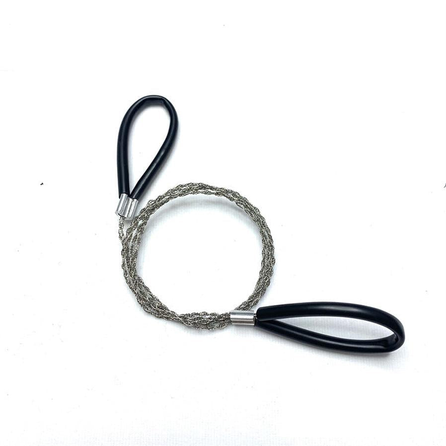 HKM-337875 Stainless Steel Wire Saw Holster with Pull Ring for Comfortable Use