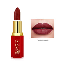 HKM-710867 Matte Lipstick Balm - Long-Lasting, Waterproof, Non-Fading Color, 3.5g