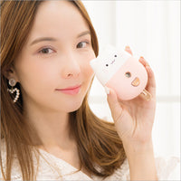 HKM-212115 Portable Handheld Rechargeable Humidifier with 40ml Water Tank Capacity in White and Pink