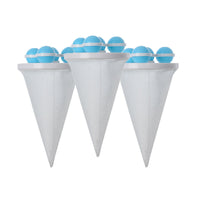 HKM-351699 3-Pack Reusable Floating Hair Filtering Mesh Bags for Washing Machine - Efficient Pet Hair and Lint Remover Tool