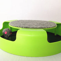 HKM-822611 Shadowless Rotating Turntable for Cats and Mice – Circular Play Platform with Toy Space