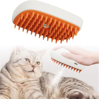 HKM-365907 USB Rechargeable Pet Grooming Steam Brush with Accessories for Cats
