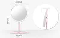 HKM-782675 Rechargeable LED Makeup Mirror with Stepless Dimming and Tri-Color Light