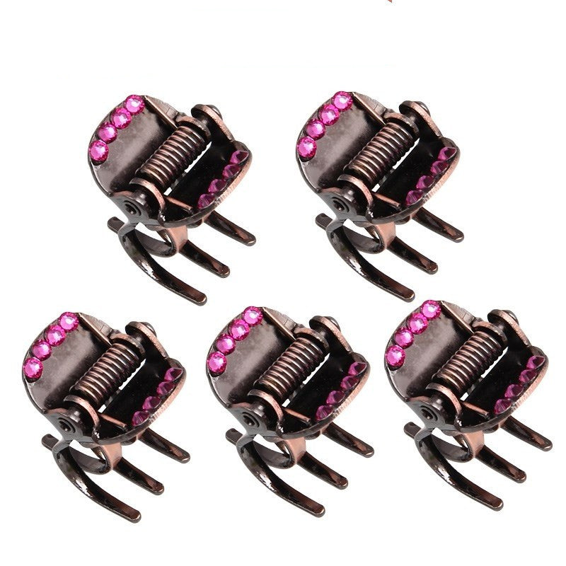 HKM-984723 Mini Korean Hair Catch Bangs Clip Set - Various Colors Available