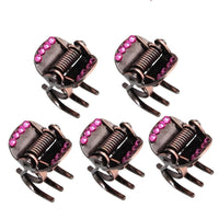 HKM-984723 Mini Korean Hair Catch Bangs Clip Set - Various Colors Available