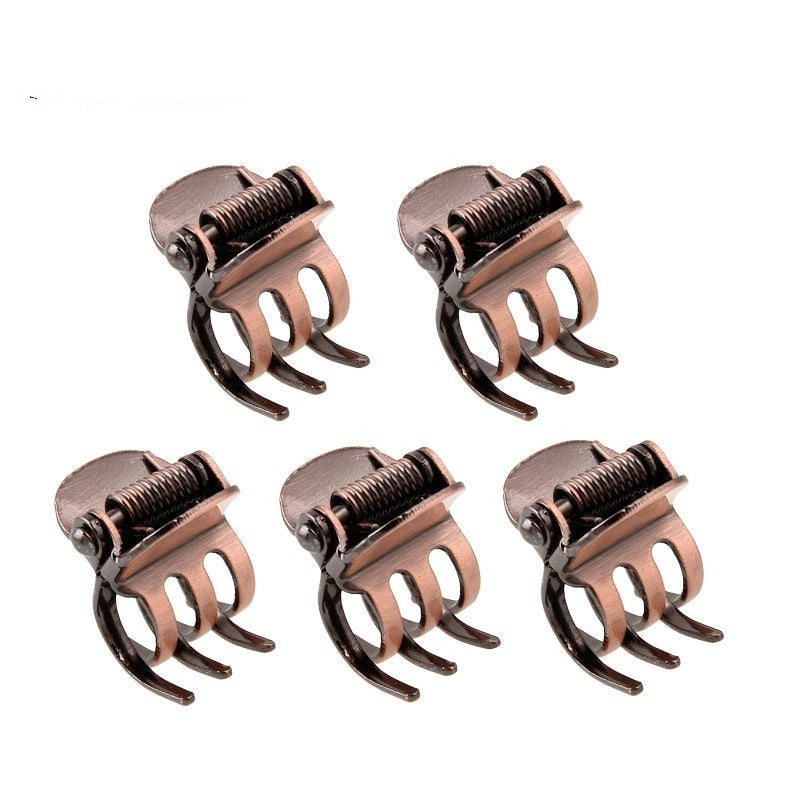 HKM-984723 Mini Korean Hair Catch Bangs Clip Set - Various Colors Available
