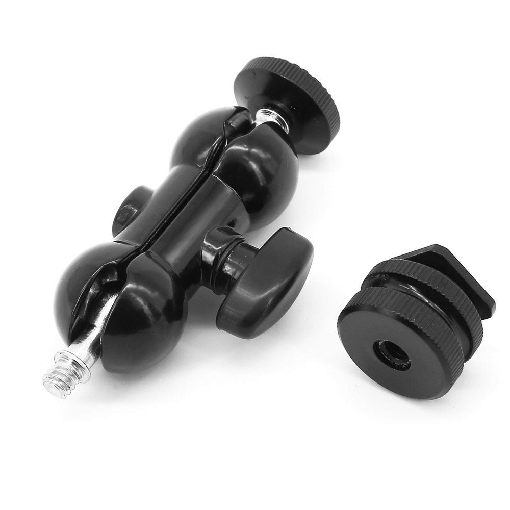 KTX-627219 Universal Aluminum Alloy Hot Shoe Monitor Stand for SLR Cameras with Crab Clamp Support