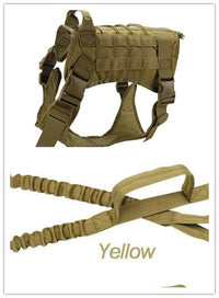 HKM-482131 Tactical Waterproof Vest for Large Dogs - K9 Chest Strap in Various Sizes and Colors