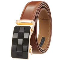 HKM-612051 Luxury Automatic Genuine Leather Belt for Men - Model LY36-22059-1