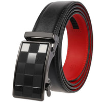 HKM-612051 Luxury Automatic Genuine Leather Belt for Men - Model LY36-22059-1