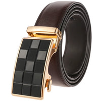 HKM-612051 Luxury Automatic Genuine Leather Belt for Men - Model LY36-22059-1