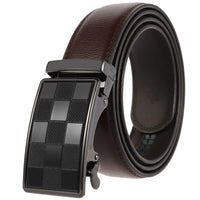 HKM-612051 Luxury Automatic Genuine Leather Belt for Men - Model LY36-22059-1