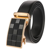 HKM-612051 Luxury Automatic Genuine Leather Belt for Men - Model LY36-22059-1