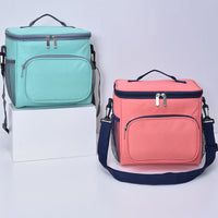 HKM-881427 Insulated Oxford Cloth Single-Shoulder Lunch Bag for Outdoor Picnics
