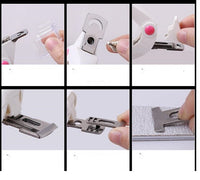HKM-764307 Nail Art Scissors for Accurate Edge Cutting of False and Natural Nails
