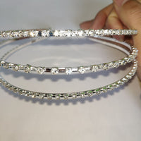 HKM-704467 Geometric Alloy Diamond Fairy Headwear for Women