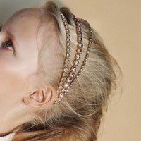 HKM-704467 Geometric Alloy Diamond Fairy Headwear for Women