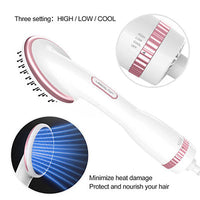 HKM-361299 Multifunctional Hair Dryer and Straightening Comb for Pets - Hot & Cold Air with Noise Reduction and Overheat Protection